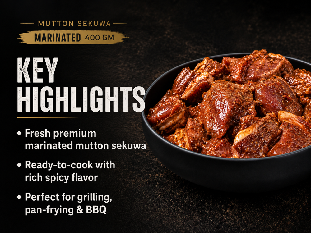Mutton Sekuwa Marinated – image 3